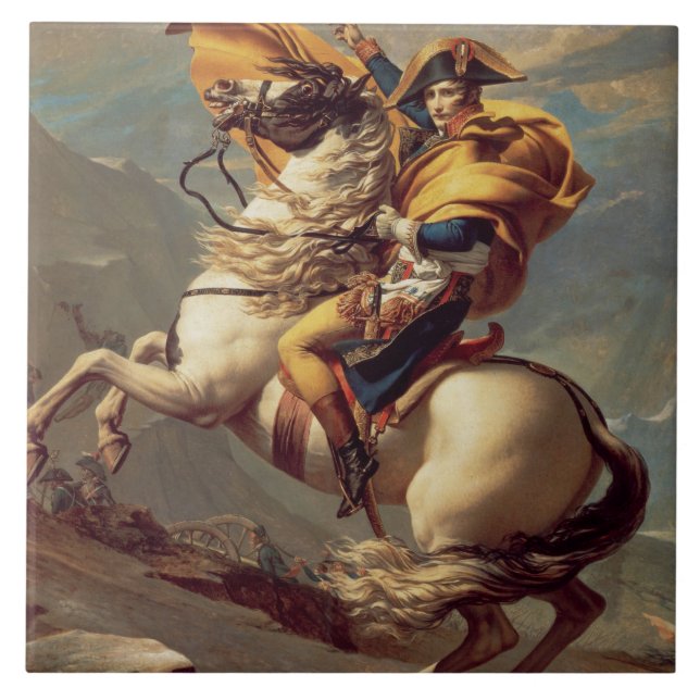 Carreau Napoléon vintage Traversant les Alpes (Devant)