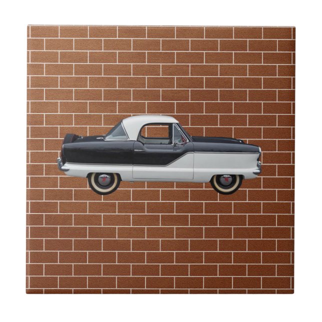 Carreau Nash noir et blanc Metropolitan (Devant)