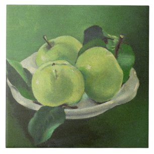 Carreau Nature morte aux pommes par Mikulas Galanda