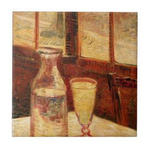 Carreau Nature morte avec de l'absinthe par Vincent van Go