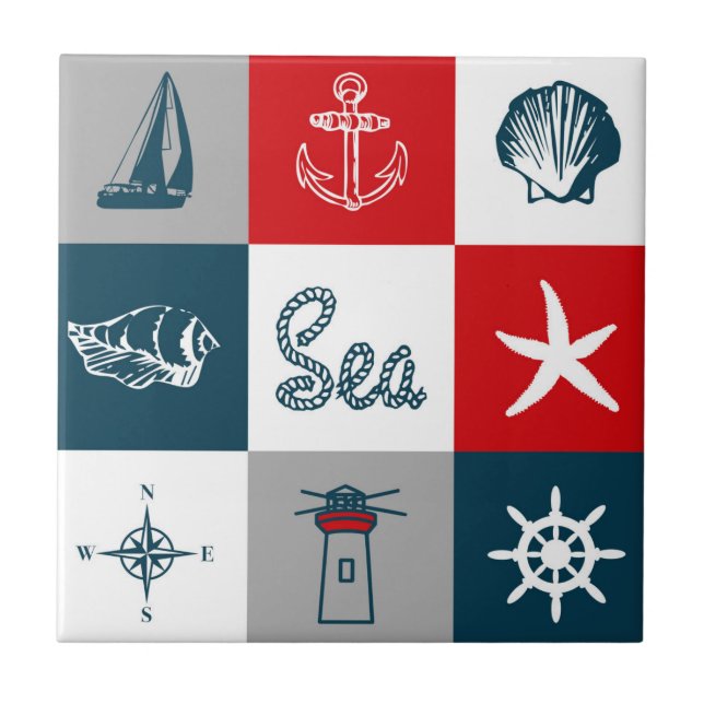 Carreau Nautical themed design (Devant)