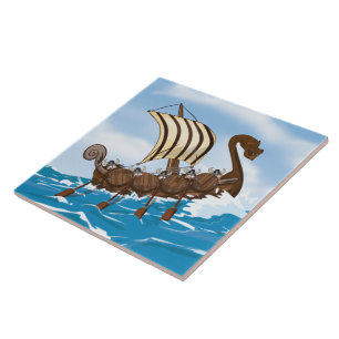 Carreau Navire Viking