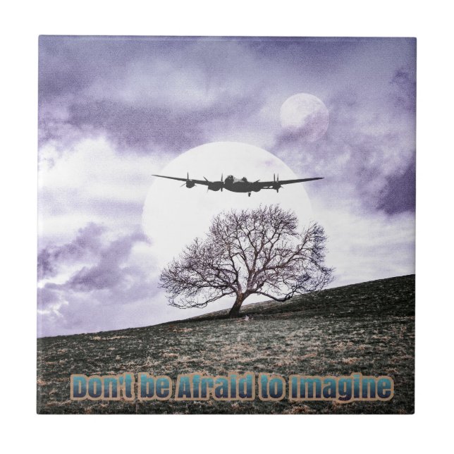 Carreau N'ayez pas peur d'imaginer (Devant)