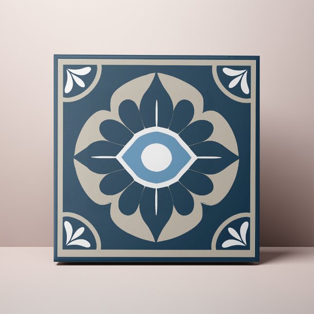 Carreau Nazar Evil Eye Azulejo Ceramic Tile (Créateur téléchargé)