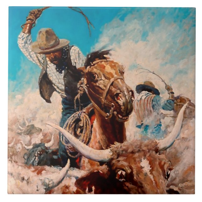 Carreau NC Wyeth Peinture "Découpe" (Devant)