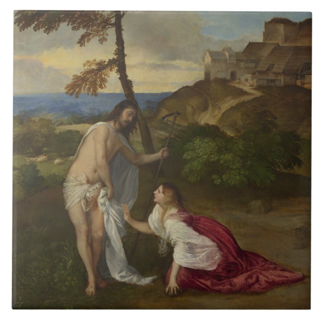 Carreau Ne me touchez pas (par Titian) (Devant)