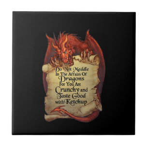 Carreau Ne Vous Immiscez Pas Dans Les Affaires Des Dragons