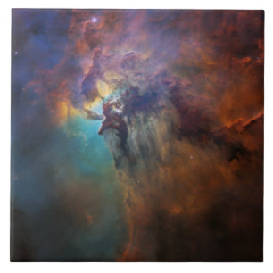 Carreau Nebula de lagune (Image spatiale astronomique) (Un