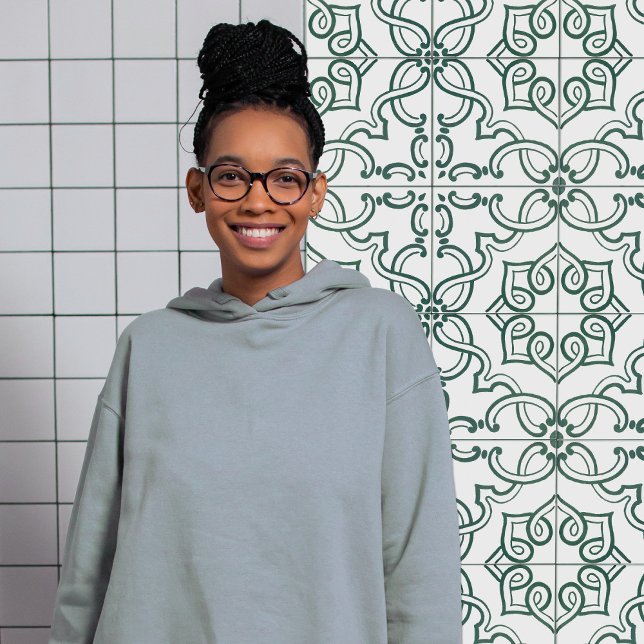 Carreau Néerlandais Delft Green Repro Backsplash Cuisine A (Créateur téléchargé)