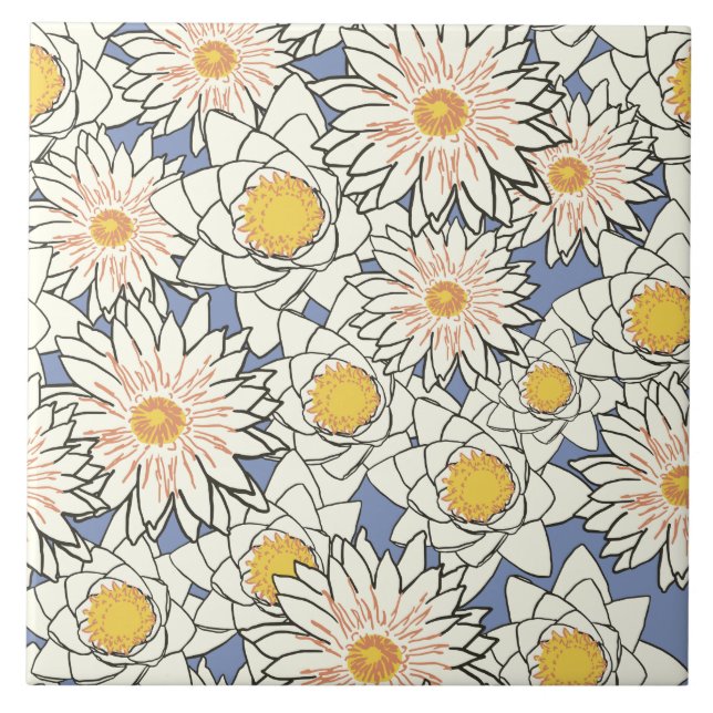 carreau nénuphar (Devant)