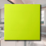Carreau Neon Chartreuse couleur solide | Classique | Éléga<br><div class="desc">Neon Chartreuse couleur solide | Classique | Élégant | tendance | Style | Cadeau</div>