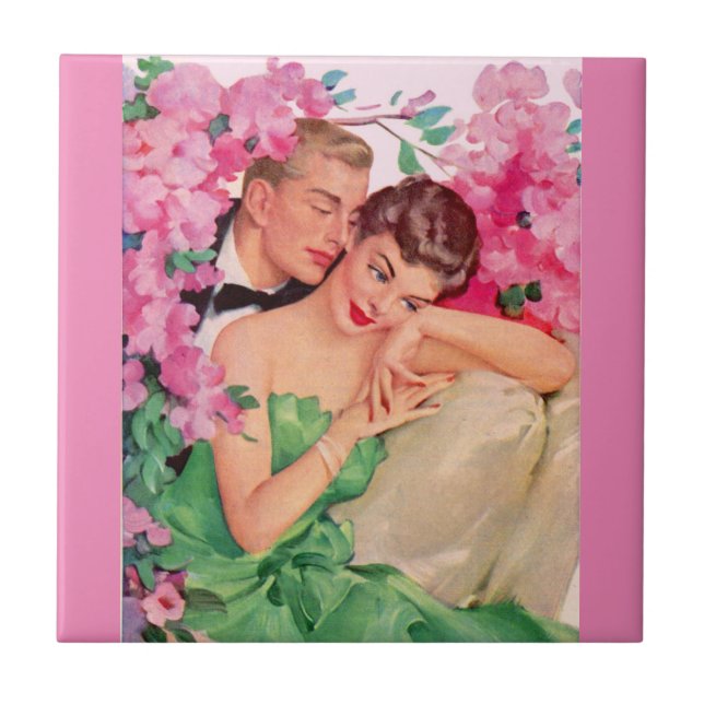 Carreau N'est-ce pas romantique ? (Devant)