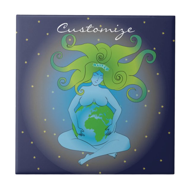 Carreau New Age Gaia Goddess Thunder_Cove (Devant)