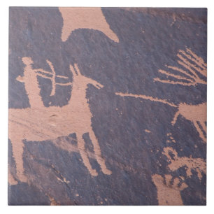 Carreau Newspaper Rock, S.P., UT près de Monticello.