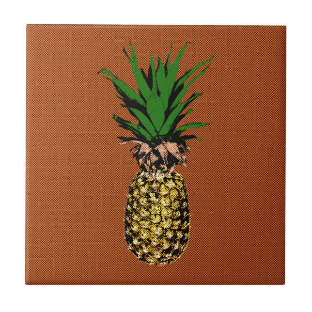 Carreau Newsprint ananas (Devant)