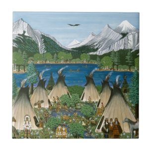 Carreau Nez Perce ~ Lac Wallowa