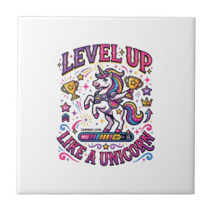 Carreau Niveau de licorne monte comme une licorne publicit