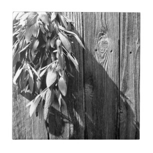 Carreau Niveaux de gris en bois de Gris de Grange coupé