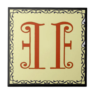 Carreau No. 11 Numéro de maison Rouge Fancy