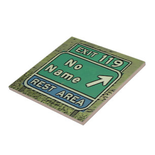 Carreau No Name Colorado sortie panneau de signalisation a