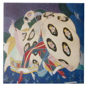 Carreau NOCTURNE AVEC MASQUES / Mascarade vénitienne