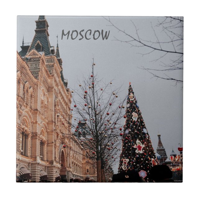 Carreau Noël à Moscou (Devant)