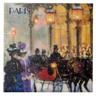 Carreau Noël à Paris. Cadeau de Noël