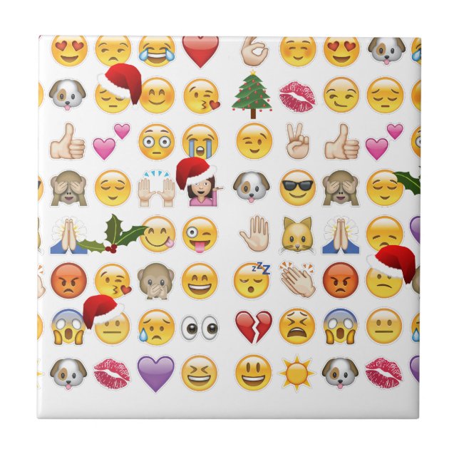 Carreau noël emojis (Devant)