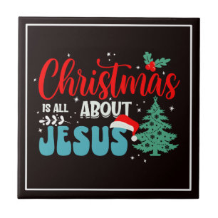 Carreau Noël est tout sur Jésus-43687