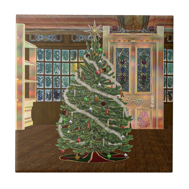 Carreau Noël magique (Devant)