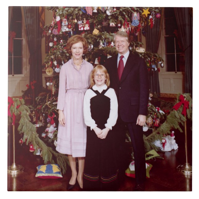 Carreau Noël Président James Jimmy Carter Maison Blanche (Devant)