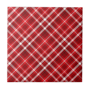 Carreau Noël Rouge Plaid Design-62667 Motif