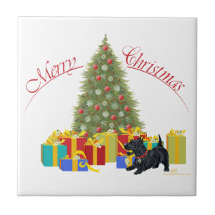 Carreau Noël Terrier Écossais