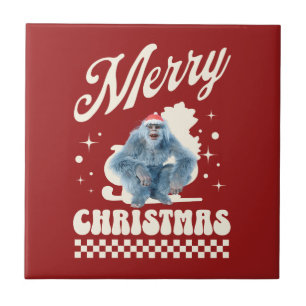 Carreau Noël Yéti drôle humour des Fêtes