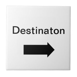 Carreau Noir de signe de flèche directionnelle sur le