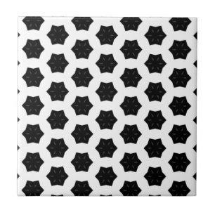 Carreau Noir et blanc modèle des hexagones de   VI