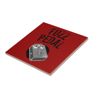 Carreau Noir et blanc psychédéliques de duvet de guitare