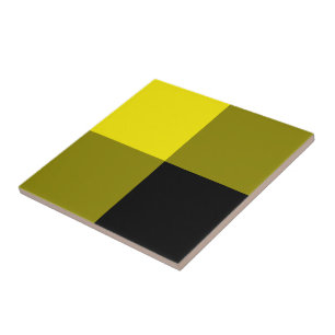 Carreau Noir et jaune