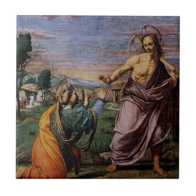 Carreau Noli Mi Tangere par Franciabigio (Devant)