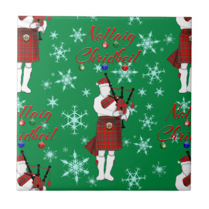 Carreau Nollaig Chridheil Scottish Merry Christmas Scottis