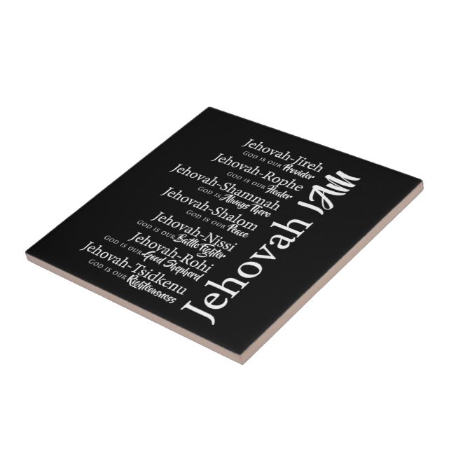 Carreau Nom de l'Éternel (Côté)