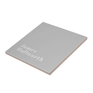 Carreau Nom minimaliste moderne rétro (ou autre texte)