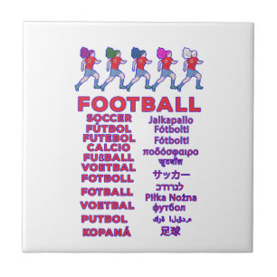 Carreau Noms multilingues de football féminin mondial pour
