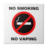 NON-FUMEURS AUCUN SIGNE DE VAPING