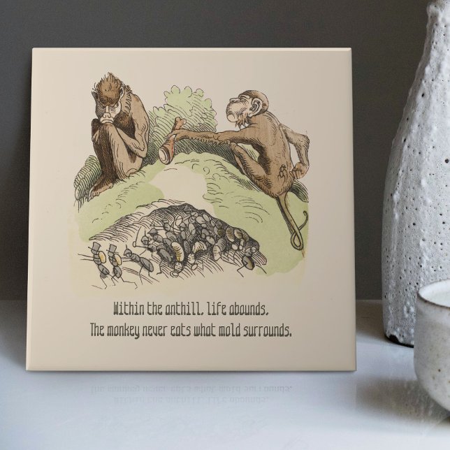 Carreau Nostalgique Wilhelm Busch Vintage rime humoristiqu (Créateur téléchargé)