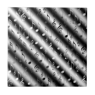 Carreau note, musique, metal, sheet music, band, clef