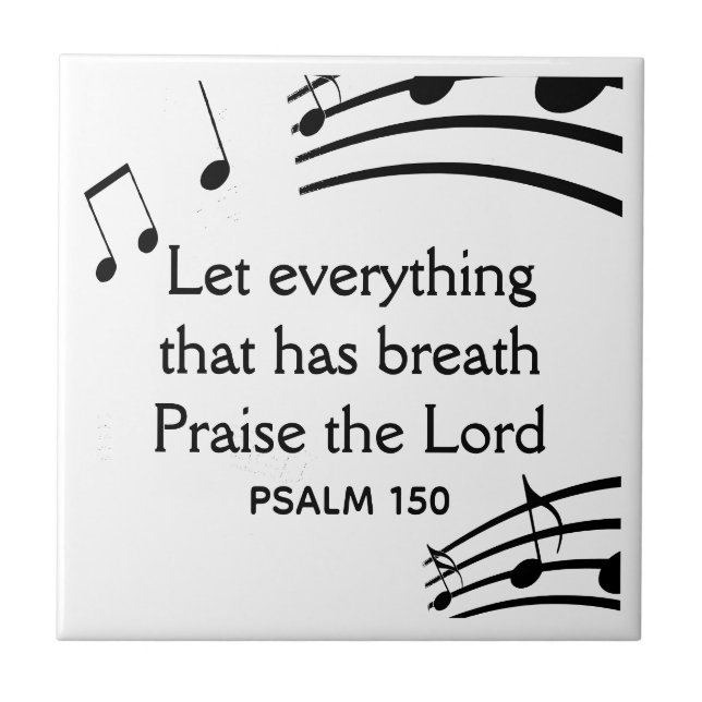 Carreau Notes de MUSIQUE sur mesure Carrelage en céramique (Devant)