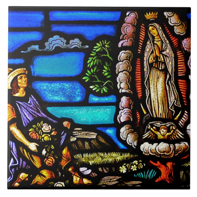 Carreau Notre Senora verre souillé de Madame Guadalupe (Devant)