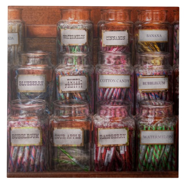 Carreau Nourriture - Bonbons - Bonbons à un centime (Devant)