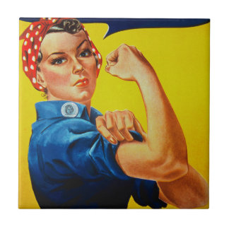 Carreau Nous pouvons le faire Rosie le Riveter